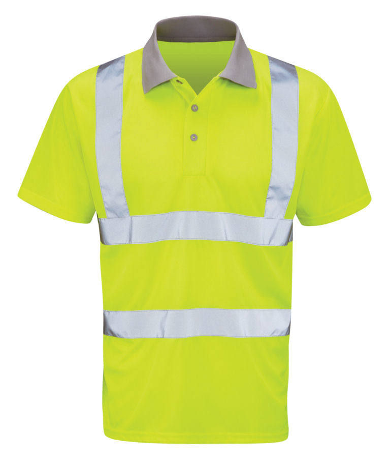 Hi Vis Short Sleeve Polo Shirt Yellow | Provincial Safety